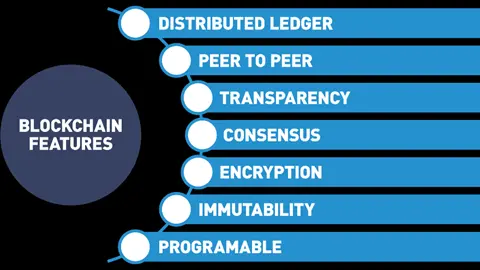 Blockchain Features - Distributed Ledger.